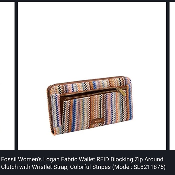 FOSSIL Parker Satchel/Crossbody and wristlet set - Picture 7 of 16